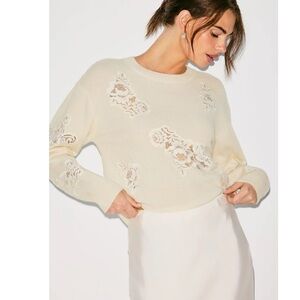 LoveShackFancy Lazuli Sweater, Size: L